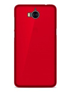 Coque en Silicone Gel givré Rouge Translucide | 1001coques.fr