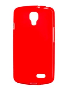 Coque en Silicone Gel givré Rouge Translucide | 1001coques.fr