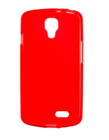 Coque en silicone Givré Rouge pour LG F70