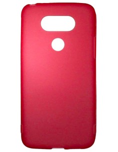 Coque en silicone gel givré Rouge Translucide | 1001coques.fr