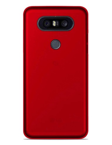 Coque en silicone Givré Rouge