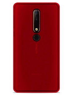 Coque en silicone gel givré Rouge Translucide | 1001coques.fr
