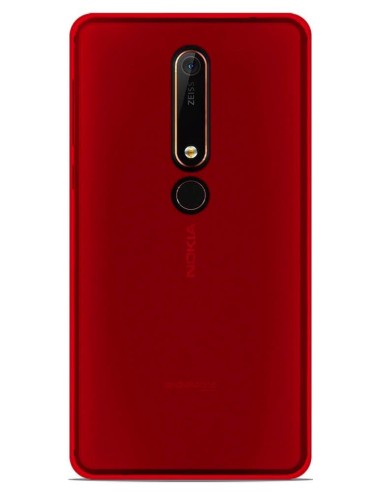 Coque en silicone Givré Rouge