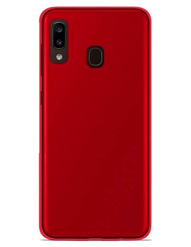 Coque en silicone Givré Rouge