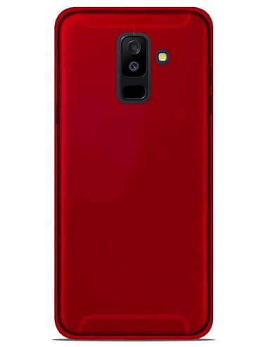 Coque en silicone Givré Rouge