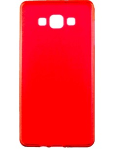Coque en silicone gel givré Rouge Translucide | 1001coques.fr
