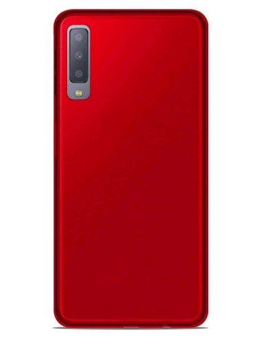 Coque en silicone Givré Rouge