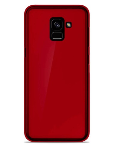 Coque en silicone Givré Rouge