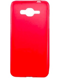 Coque en silicone gel givré Rouge Translucide | 1001coques.fr