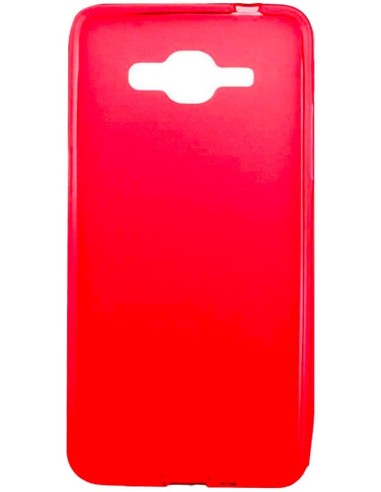 Coque en silicone Givré Rouge