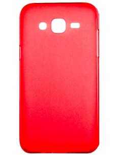 Coque en silicone gel givré Rouge Translucide | 1001coques.fr