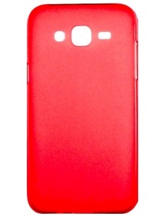 Coque en Silicone Gel givré Rouge Translucide | 1001coques.fr