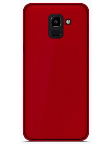 Coque en silicone Givré Rouge