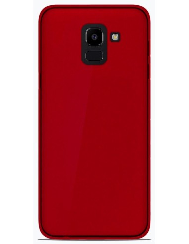 Coque en silicone Givré Rouge