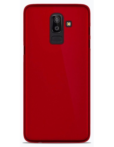 Coque en silicone Givré Rouge