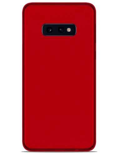 Coque en silicone Givré Rouge