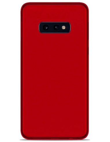 Coque en silicone Givré Rouge