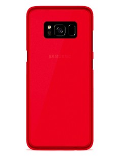 Coque en Silicone Gel givré Rouge Translucide | 1001coques.fr