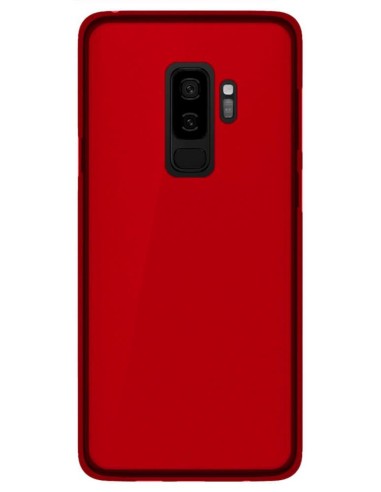 Coque en silicone Givré Rouge