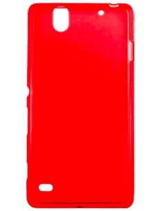 Coque en silicone gel givré Rouge Translucide | 1001coques.fr