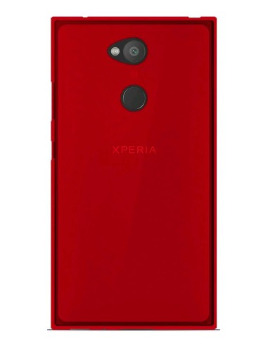 Coque en silicone Givré Rouge