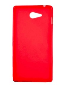 Coque en silicone gel givré Rouge Translucide | 1001coques.fr