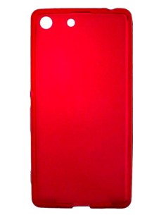 Coque en silicone gel givré Rouge Translucide | 1001coques.fr