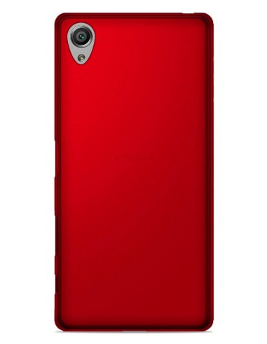 Coque en silicone Givré Rouge