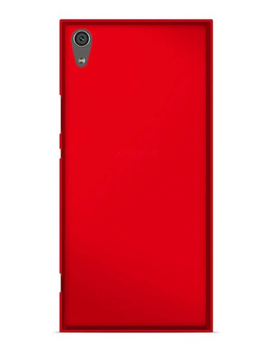 Coque en silicone Givré Rouge