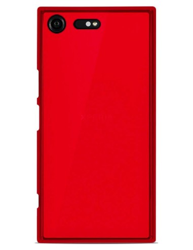 Coque en silicone Givré Rouge