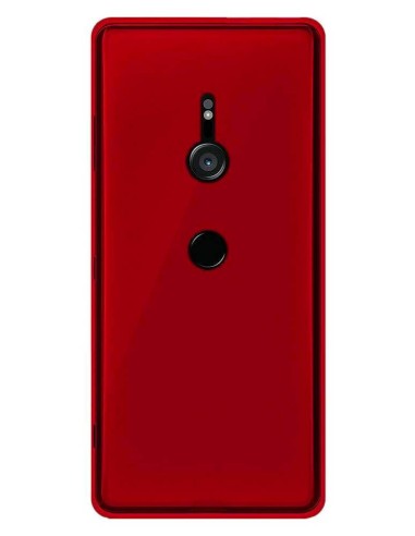 Coque en silicone Givré Rouge