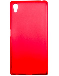 Coque en Silicone Gel givré Rouge Translucide | 1001coques.fr