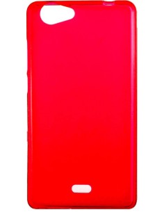 Coque en silicone gel givré Rouge Translucide | 1001coques.fr