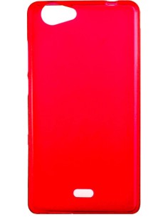 Coque en Silicone Gel givré Rouge Translucide | 1001coques.fr