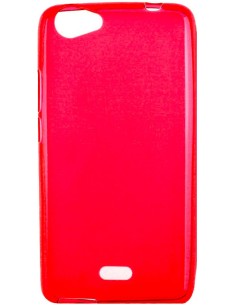 Coque en silicone gel givré Rouge Translucide | 1001coques.fr