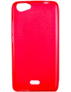 Coque en Silicone Gel givré Rouge Translucide | 1001coques.fr