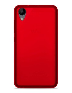 Coque en silicone gel givré Rouge Translucide | 1001coques.fr