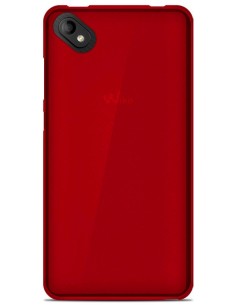 Coque en Silicone Gel givré Rouge Translucide | 1001coques.fr