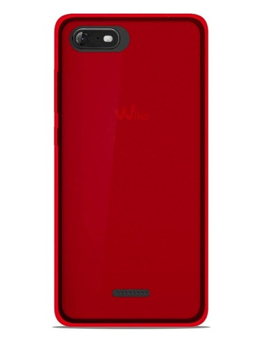 Coque en silicone Givré Rouge