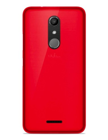 Coque en silicone Givré Rouge