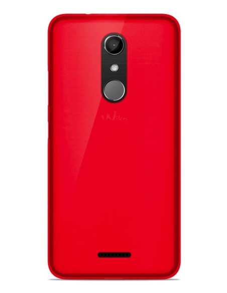 Coque en silicone Givré Rouge pour Wiko U Pulse