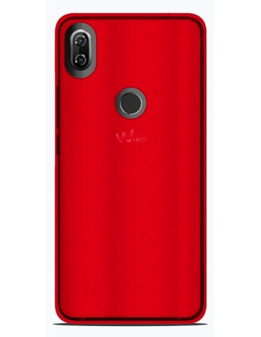 Coque en silicone Givré Rouge