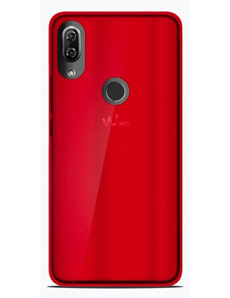 Coque en silicone Givré Rouge pour Wiko View 2 Pro