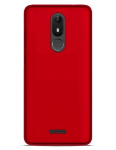 Coque en silicone gel givré Rouge Translucide | 1001coques.fr