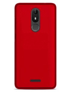 Coque en Silicone Gel givré Rouge Translucide | 1001coques.fr