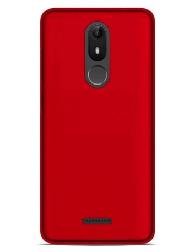 Coque en silicone Givré Rouge
