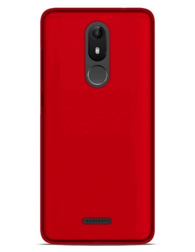 Coque en silicone Givré Rouge