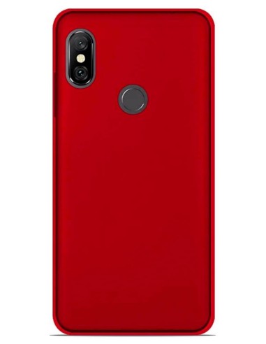 Coque en silicone Givré Rouge