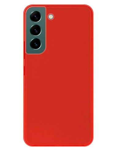 Coque en silicone Givré Rouge