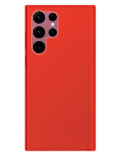 Coque en silicone gel givré Rouge Translucide | 1001coques.fr